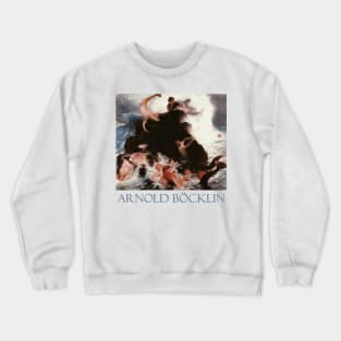 Mermaids at Play by Arnold Böcklin Crewneck Sweatshirt